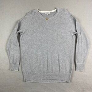 Peter Millar Crown Soft Sweater L pima cotton silk cashmere gray
